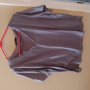 sHEIN tee large gray blue